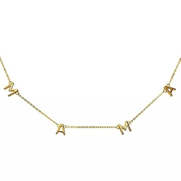 MAMA Boutique Trending Necklace in Gold or Silver or Rose Gold - Picture 5 of 8